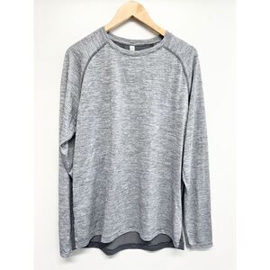 Under Armour Shirt Mens Extra Large Tall Heat Gear Long‎ Sleeve Gray Pullover